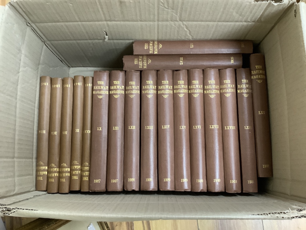 Railway Magazine 1897-1958 bound   TBC